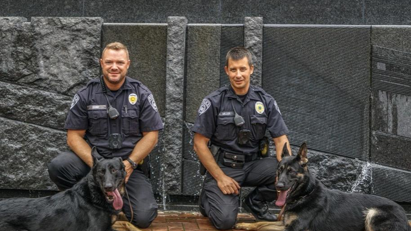 Penn State University Police welcomes new K-9 officers Bo and Zain