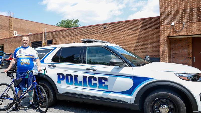  Brandywine police officer rides charity bike race for first responder families 