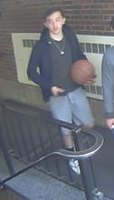 person holding a basketball